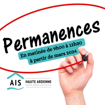 AIS Haute-Ardenne - Permanences de 2024